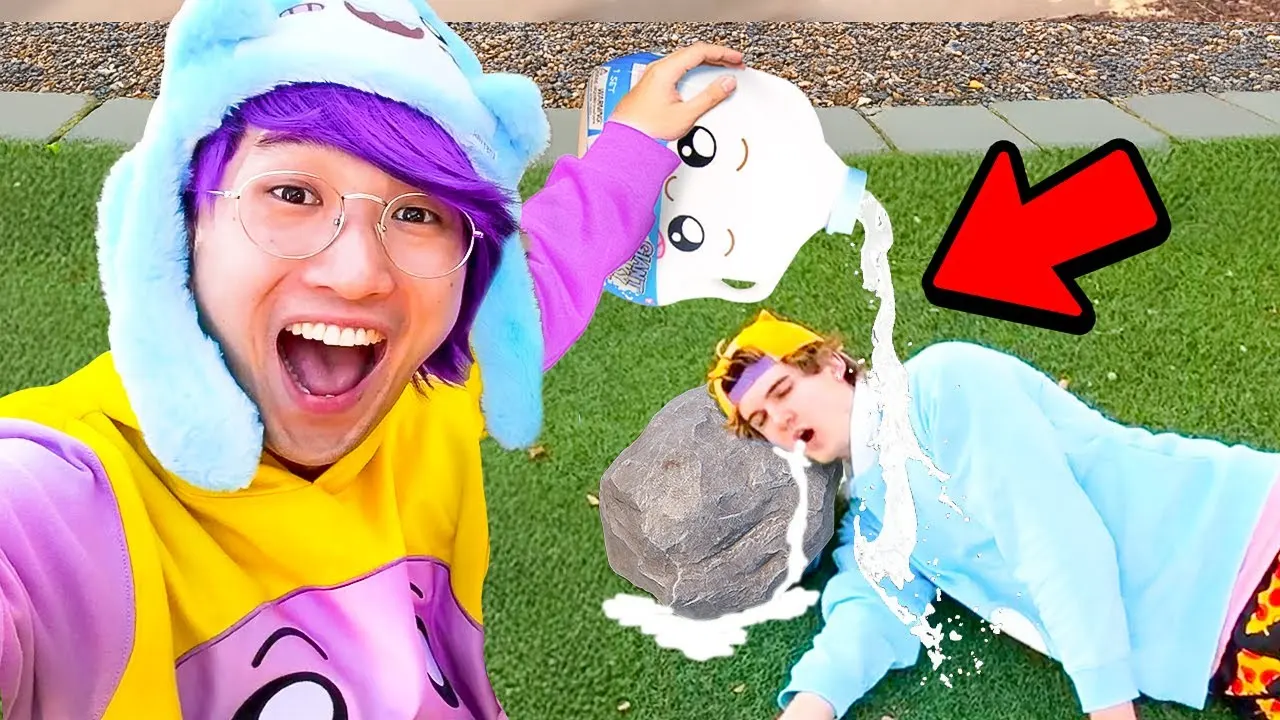 Thumbnail for "BEST REAL LIFE LANKYBOX PRANKS! (JUSTIN vs. ADAM!)" on LankyBox