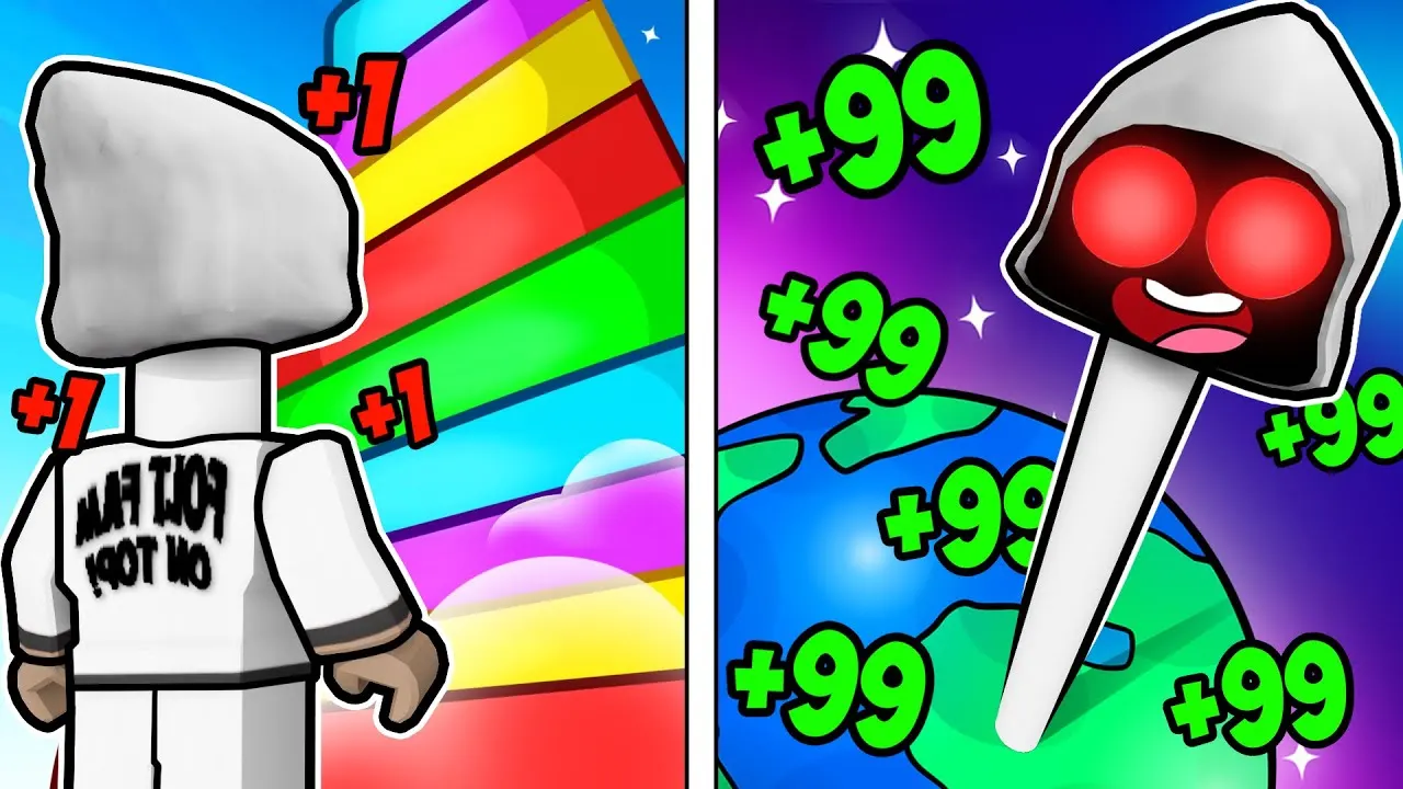 Thumbnail for "Roblox But Your NECK GROWS Every SECOND.." on FoltynPlays